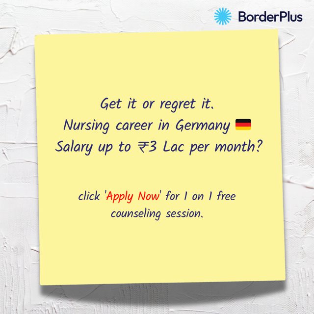 BorderPlus Germany careers ad